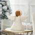 Brown Dog Angel Handmade Felt Christmas Tree Topper - ARCADIA HOME